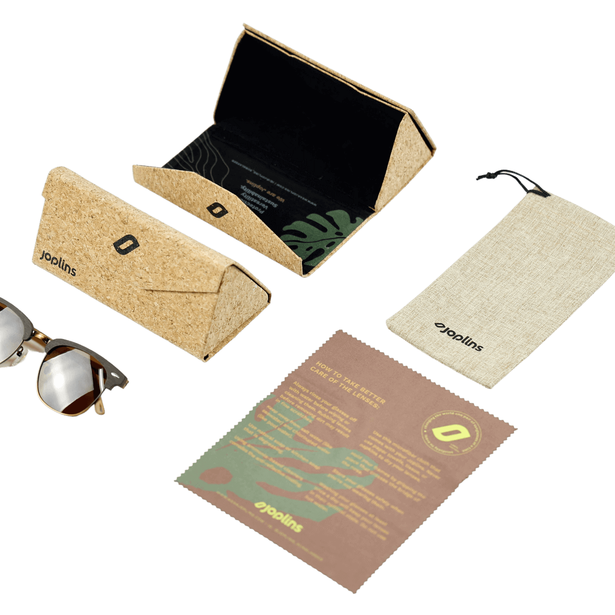 Lark - Unisex Wooden Sunglasses