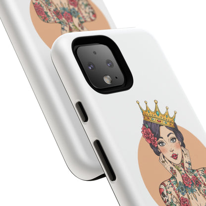 My Crown Never Falls Tattooed Girl Tough Phone Case