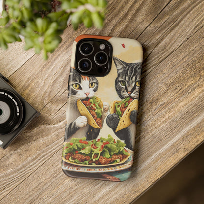Funny Taco Cat Tough Phone Case