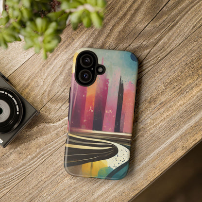 City Skyline Vibrant Tough Phone Case