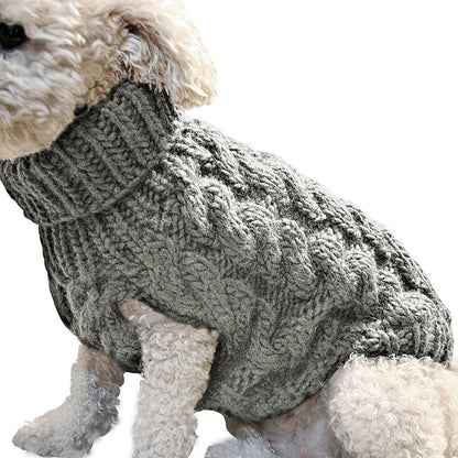 Dog Winter Warm Knit Sweater