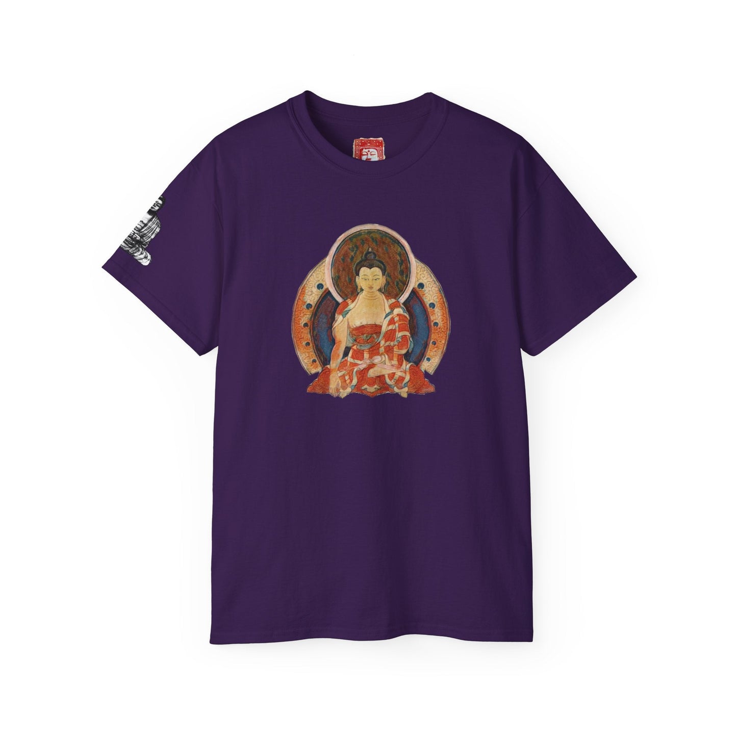 Fine Art Buddha Oil Paint Print Unisex Ultra Cotton Tee