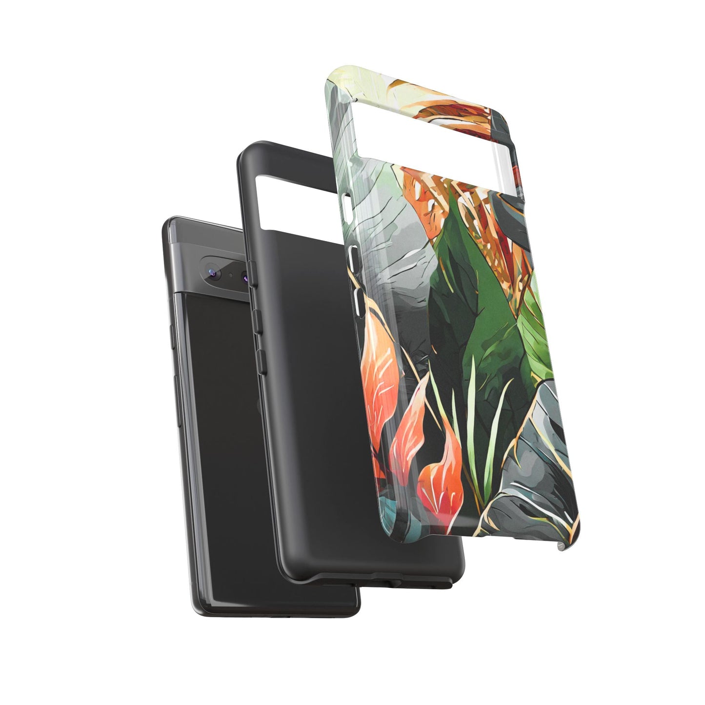 Tropical Leaf Tough Phone Case