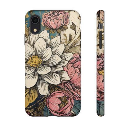 Beautiful White Floral Tough Case