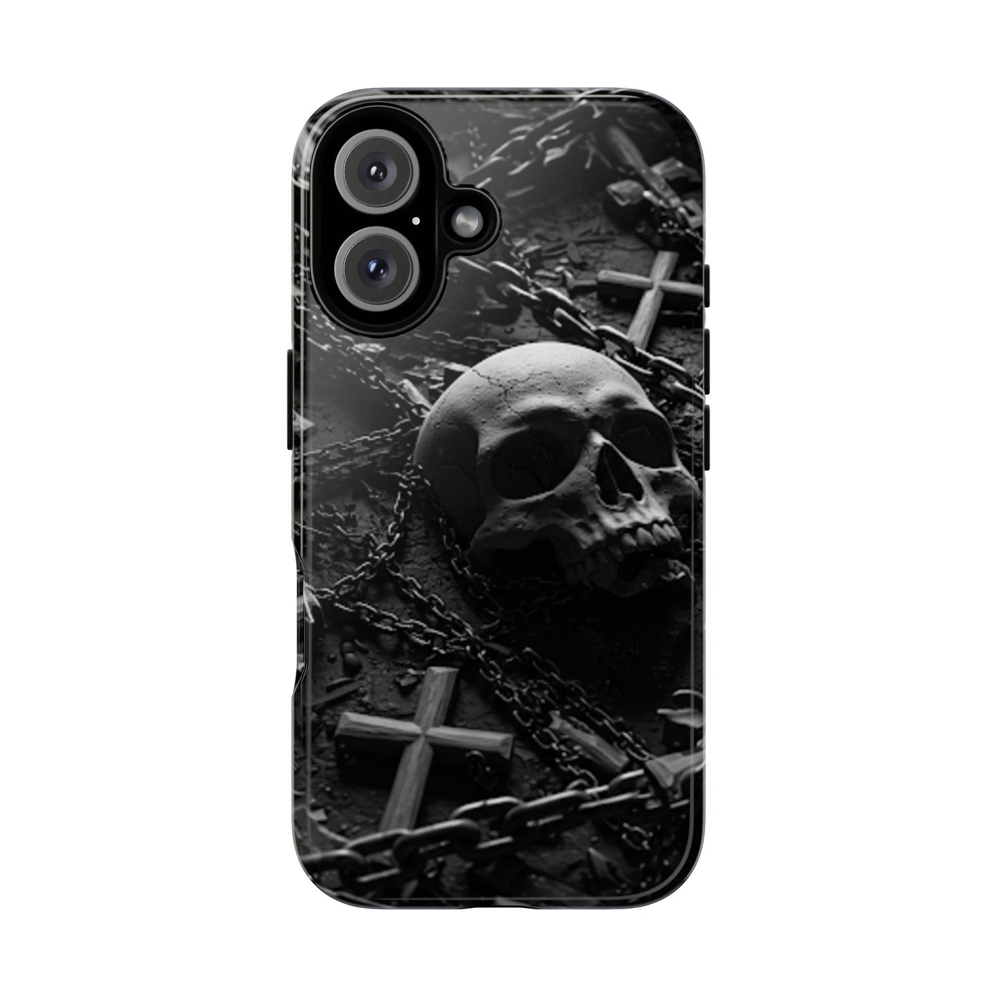 Gothic Skull Tough Phone Case