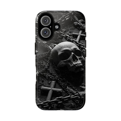 Gothic Skull Tough Phone Case