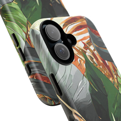 Tropical Leaf Tough Phone Case