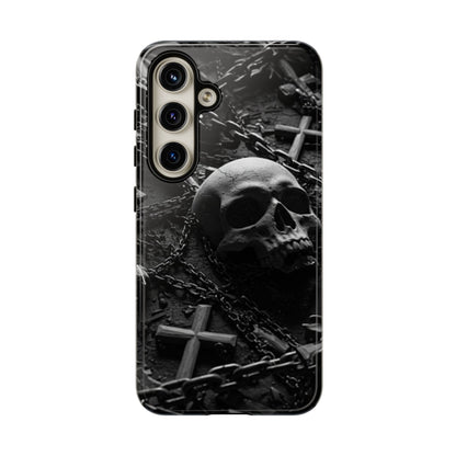 Gothic Skull Tough Phone Case