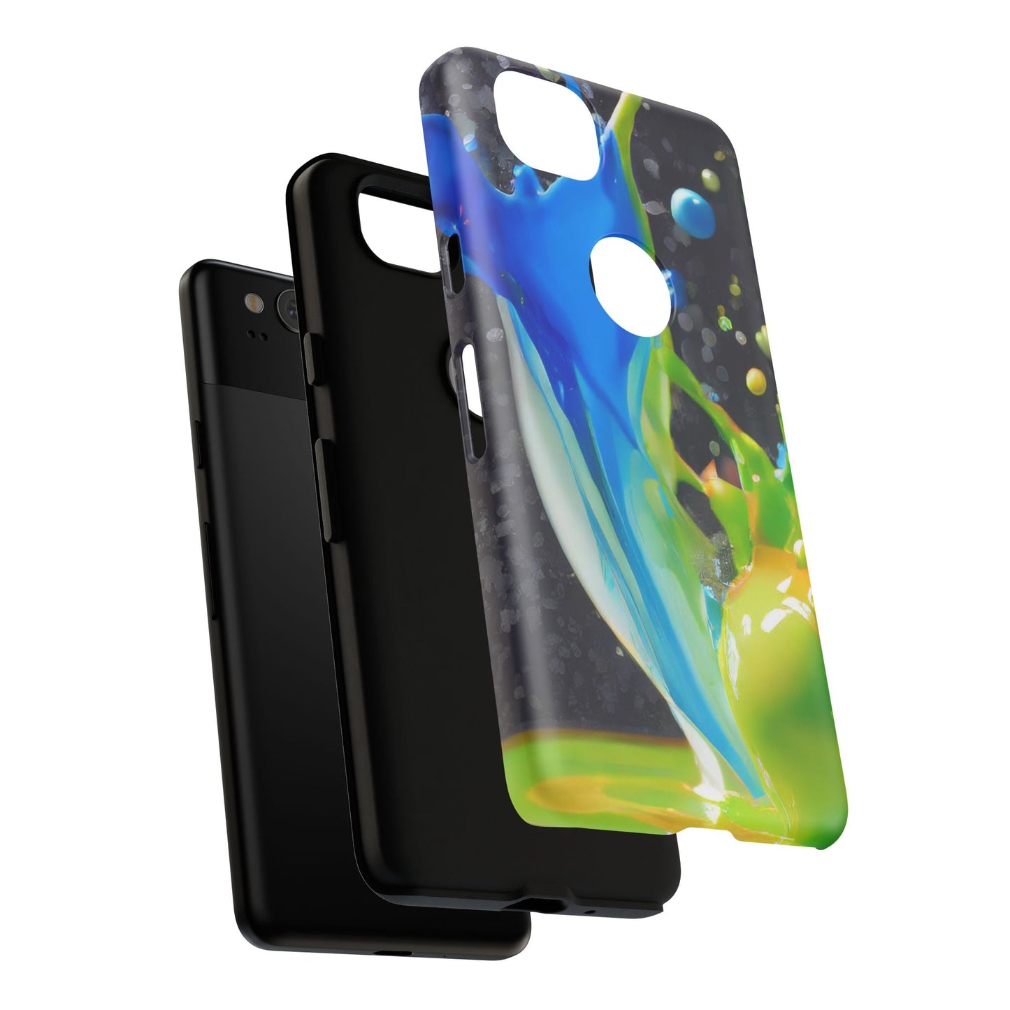 Vibrant Paint Splash Phone Case - Tough & Stylish Protection