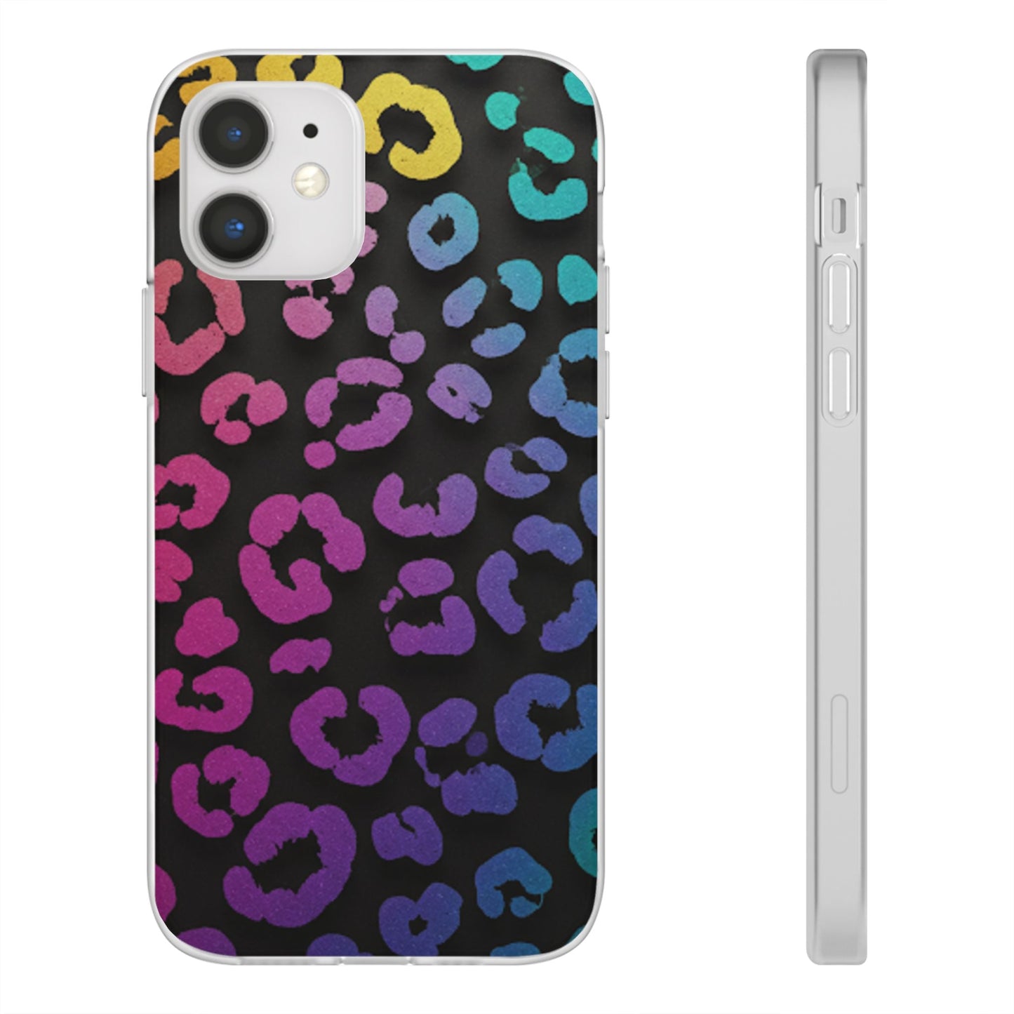 Vibrant Leopard Print Flexi Phone Case
