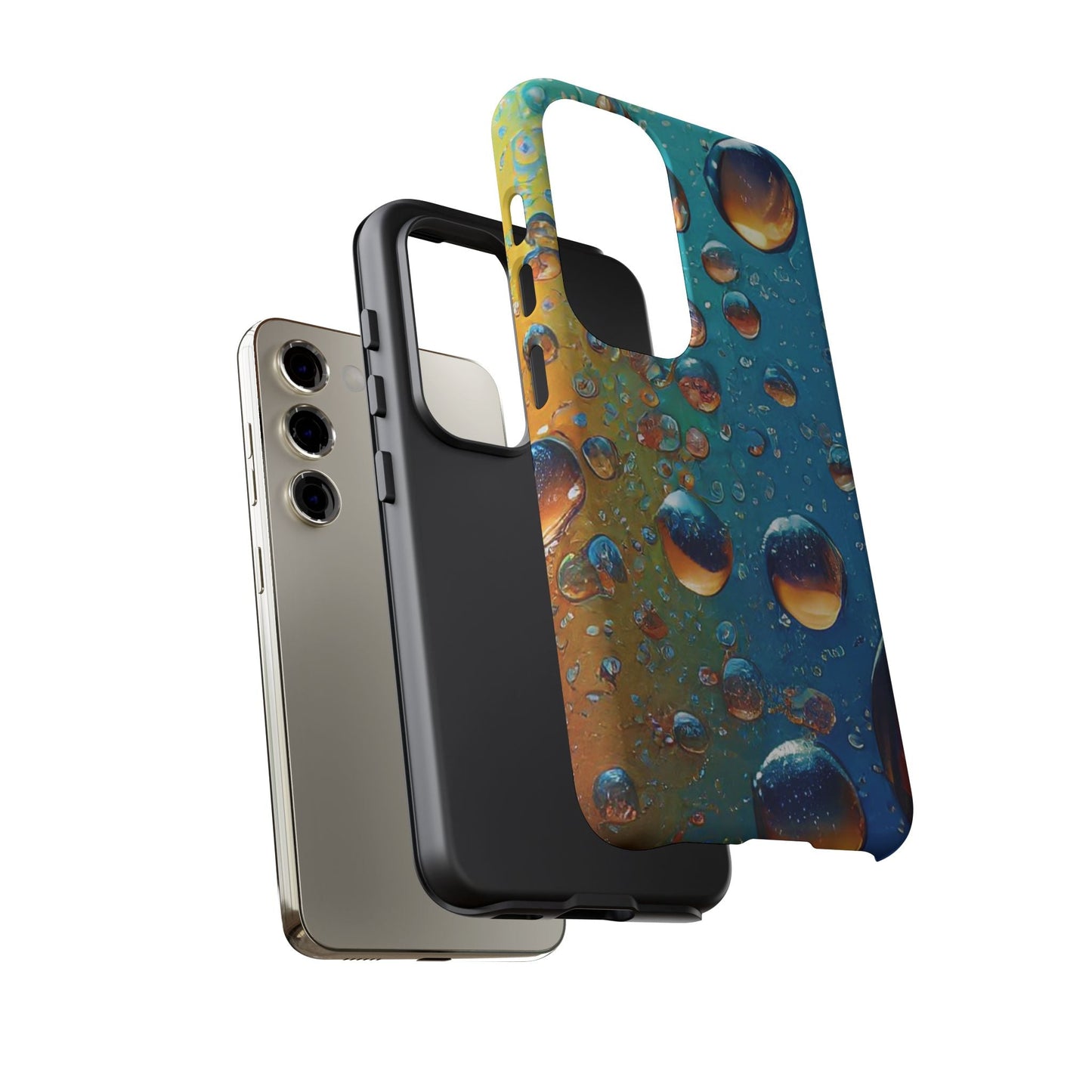 Colorful Water Droplets Tough Phone Case
