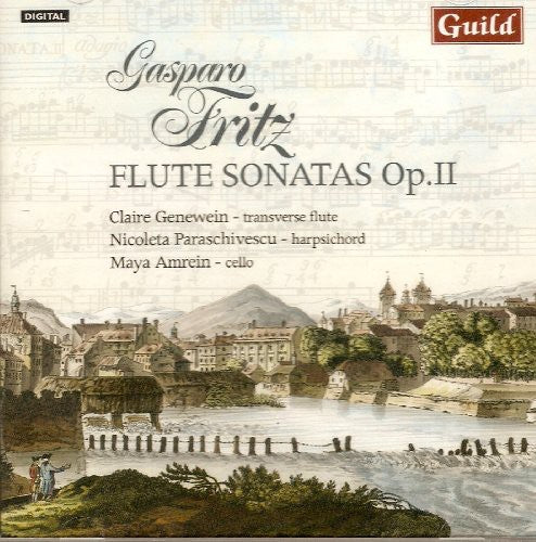 Claire Genewein - Music for Flute By Gasparo Fritz (1716-1783) [CD]