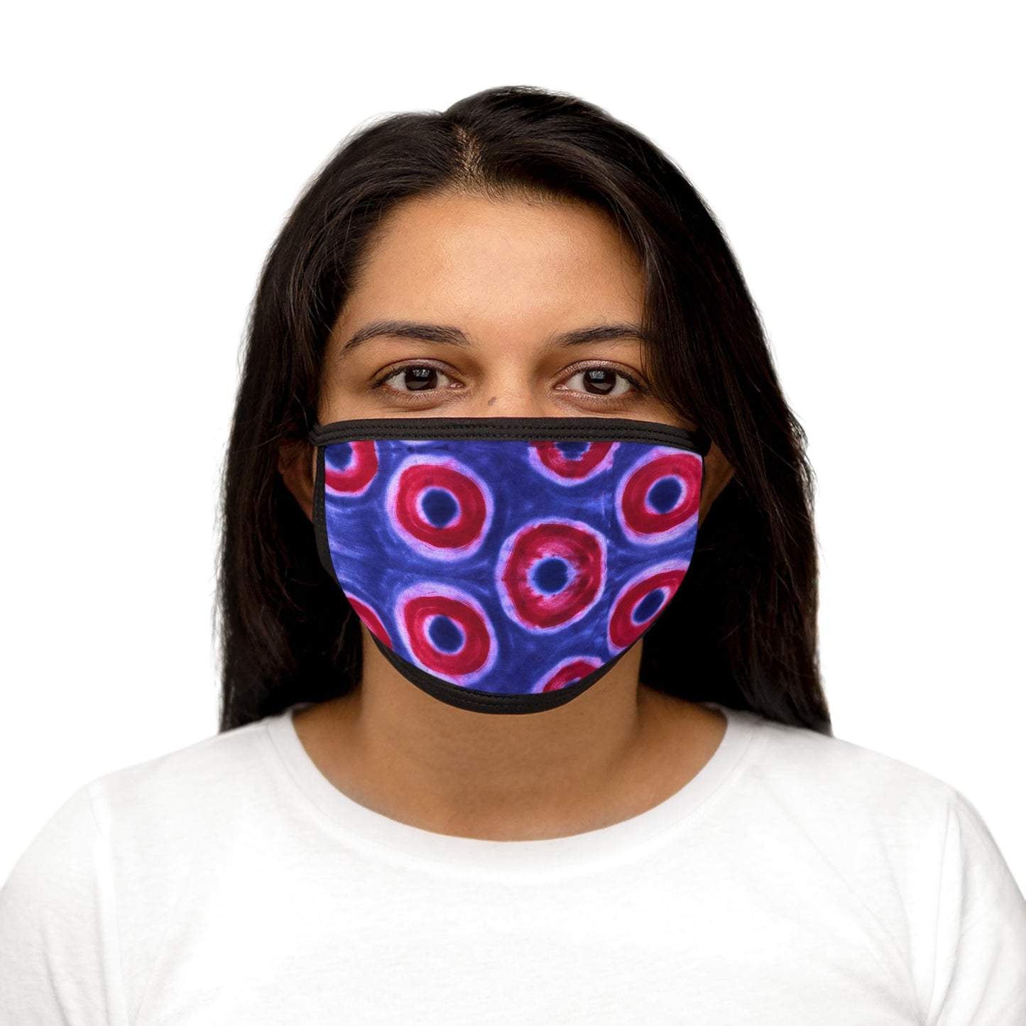 Phish Donuts Cotton Fabric Inside Face Mask