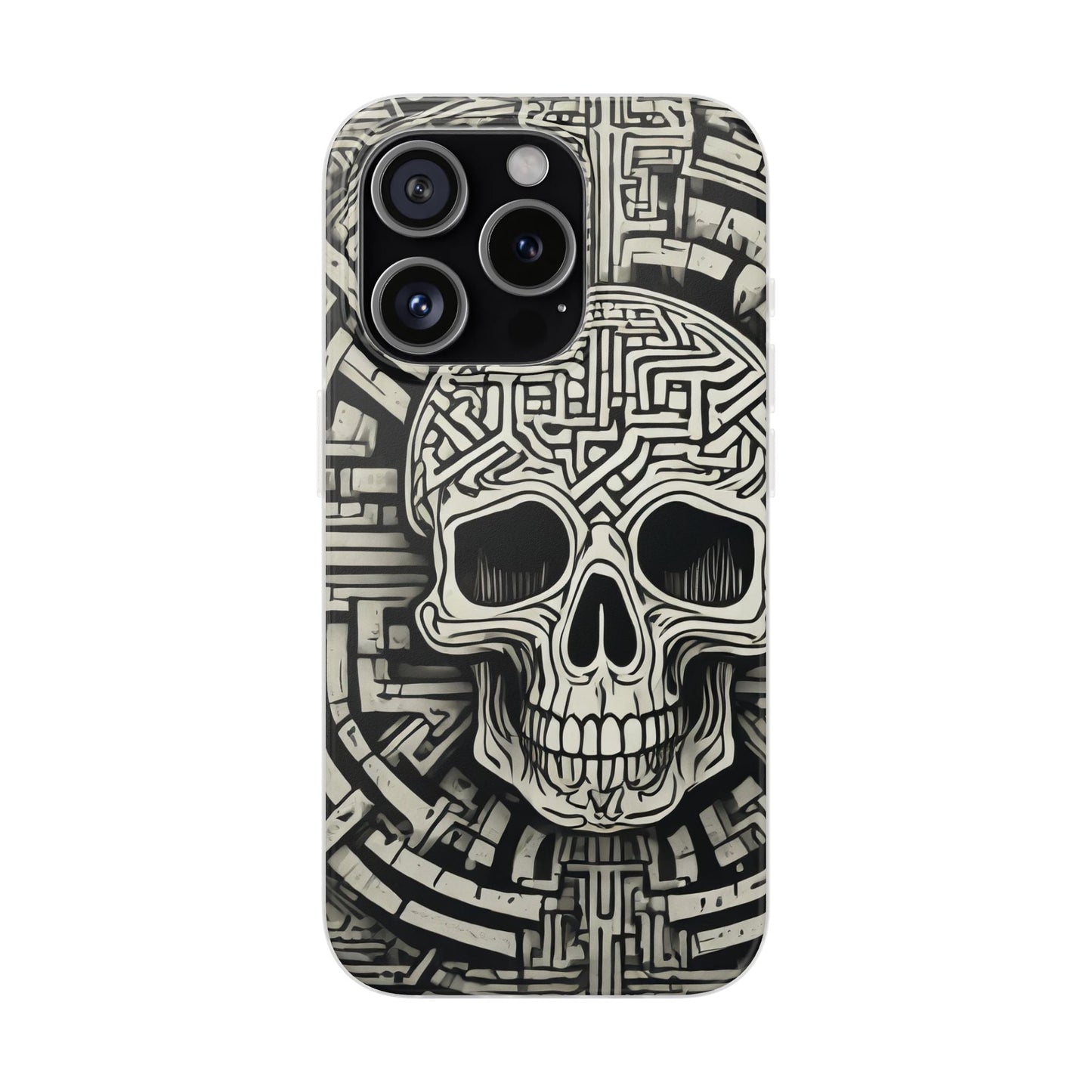 Gothic Skull Maze Flexi Case