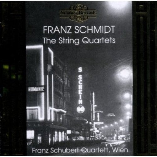 F. SCHMIDT - String Quartets Music CD