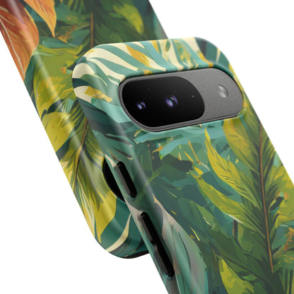 Tropical Leaf Tough Phone Case