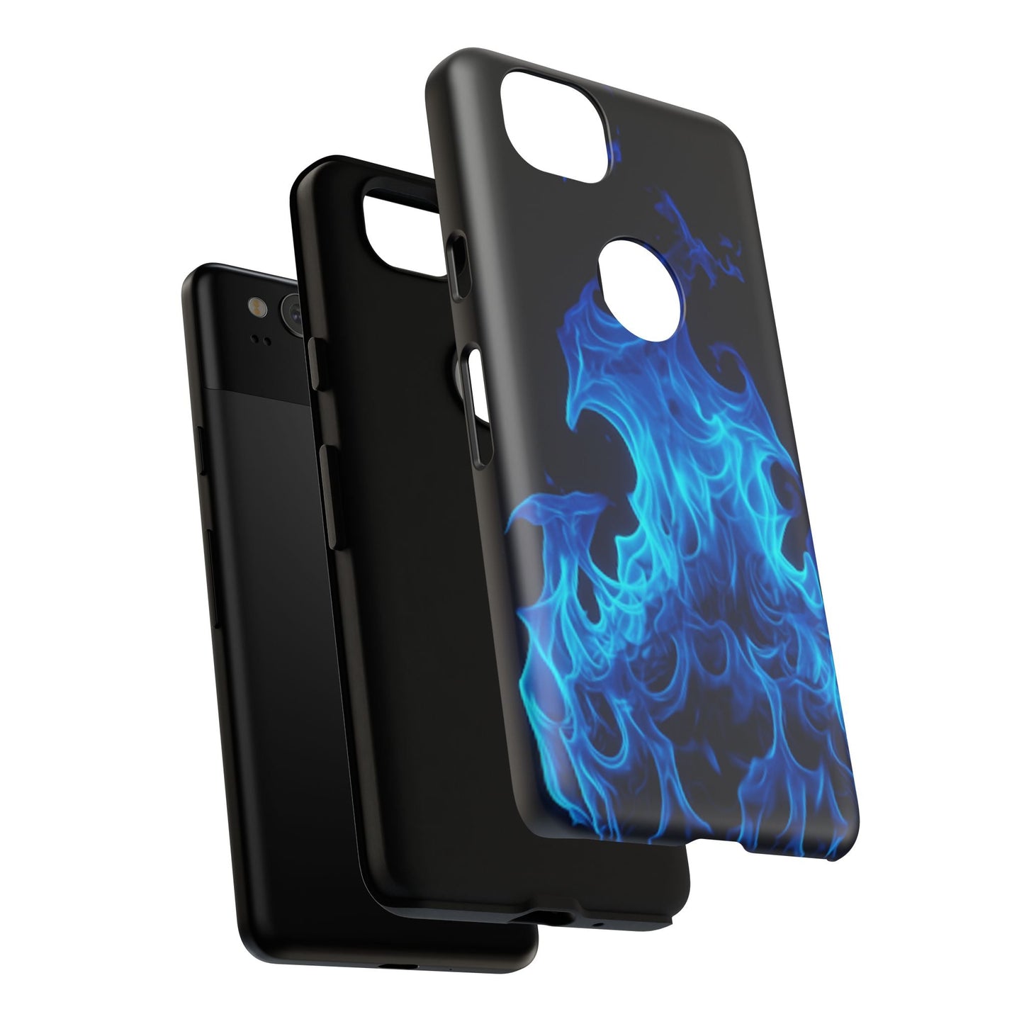 Blue Flames Tough  Phone Case