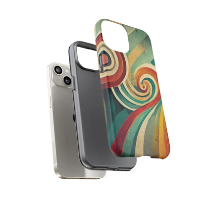 Colorful Swirl Tough Phone Case