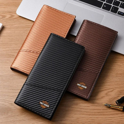 Harley Carbon Shield Long Wallet