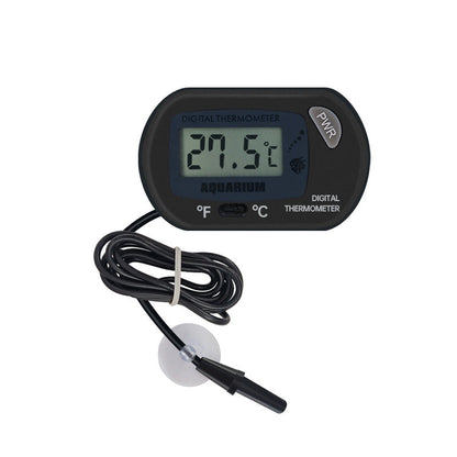 Digital Aquarium & Reptile Bath Thermometer with Submersible Probe