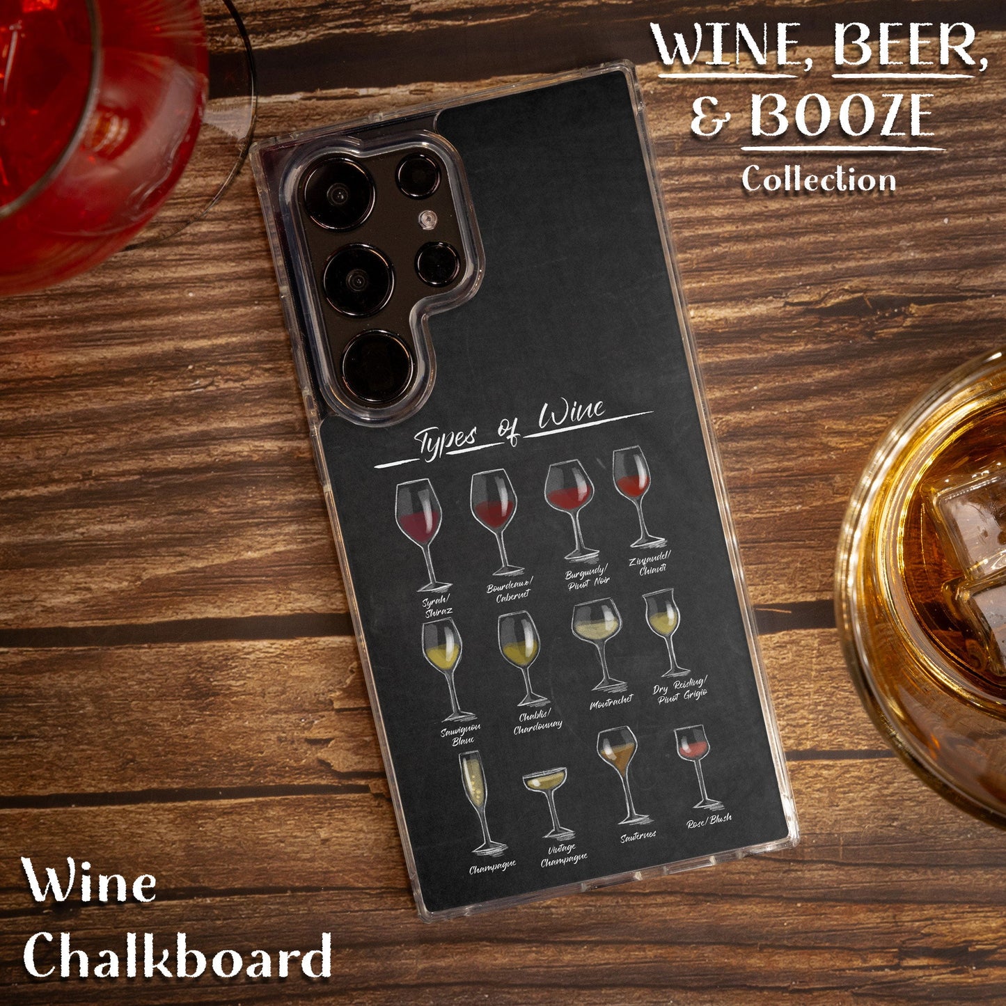 Wine, Beer, & Booze HD Samsung Galaxy S23 Phone Case