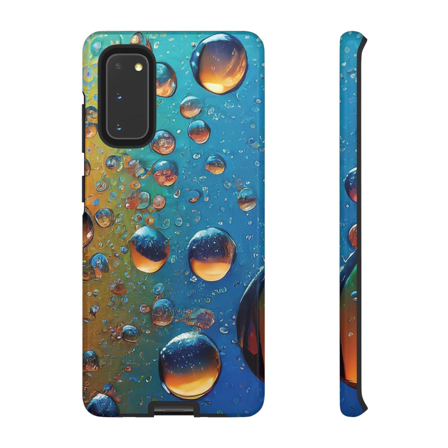 Colorful Water Droplets Tough Phone Case