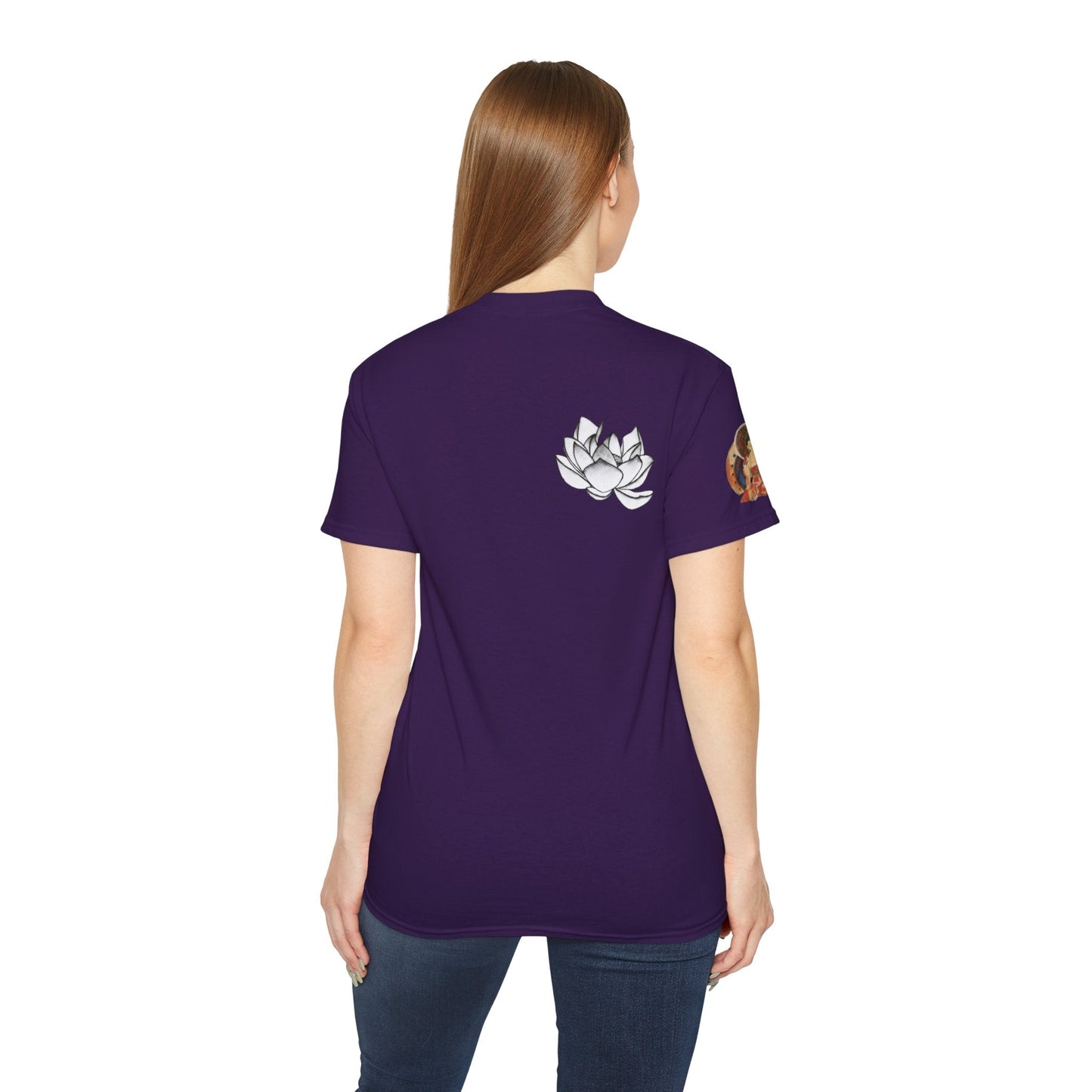 Fine Art Buddha Chalk Drawing Print Unisex Ultra Cotton Tee