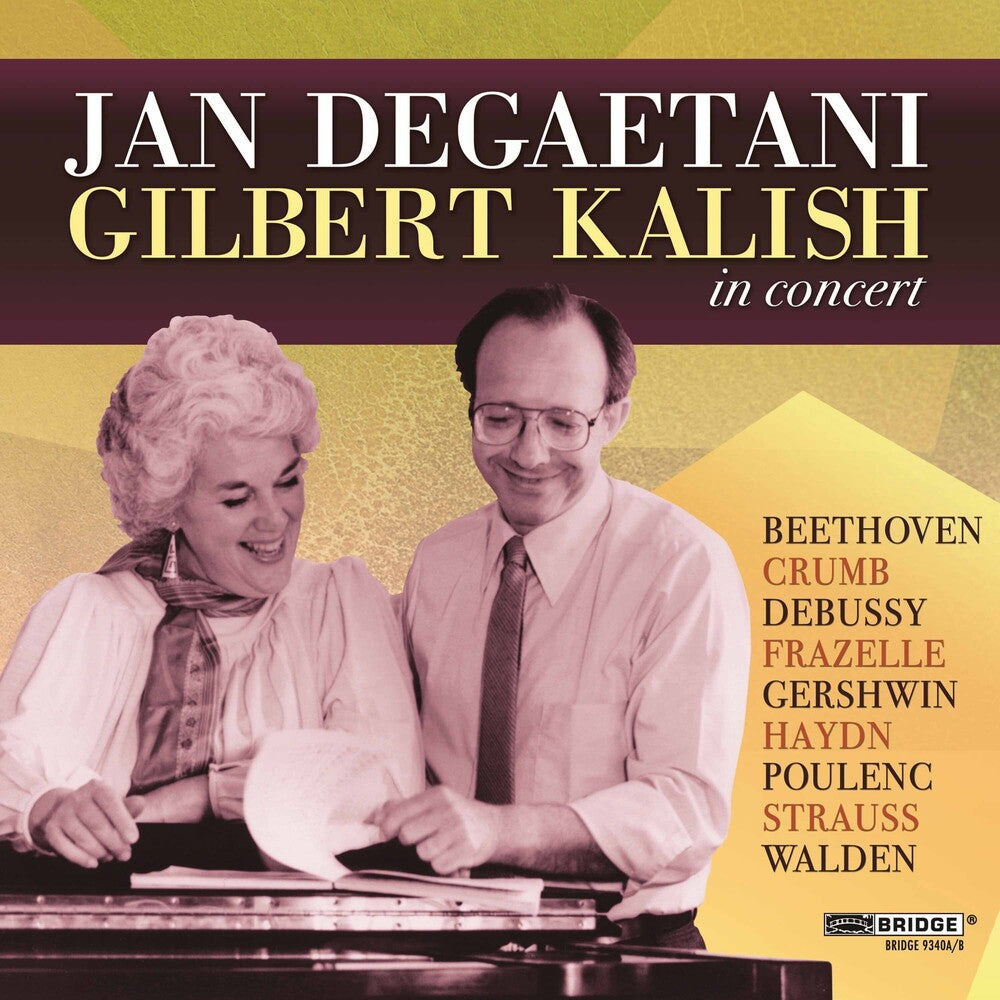 JAN DEGAETANI - Jan Degaetani & Gilbert Kalish in Concert [2 CD]