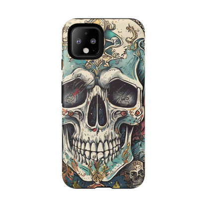 Abstract Skull Tough Phone Case