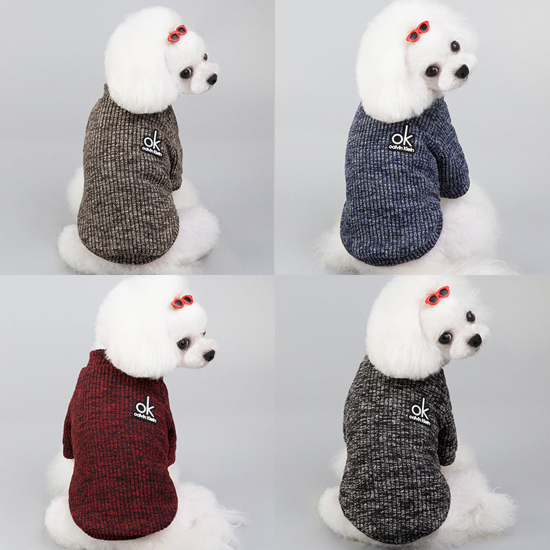 Pet Knitwear Dog Warm Sweater