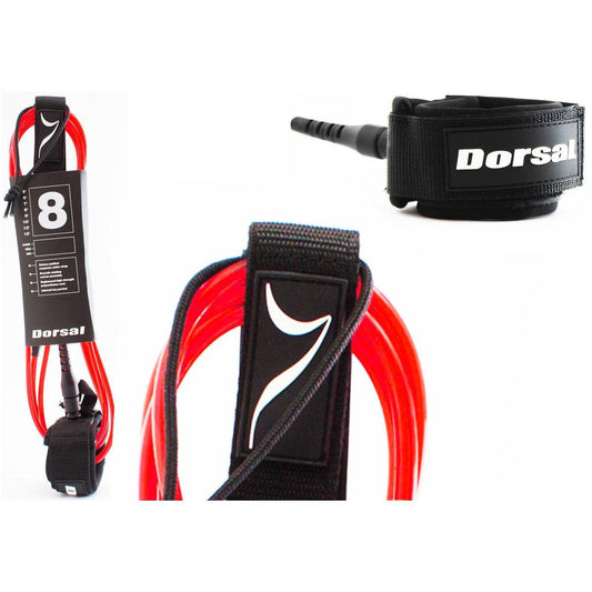 DORSAL Surf Leash for Surfboard Longboard SUP Leg Rope