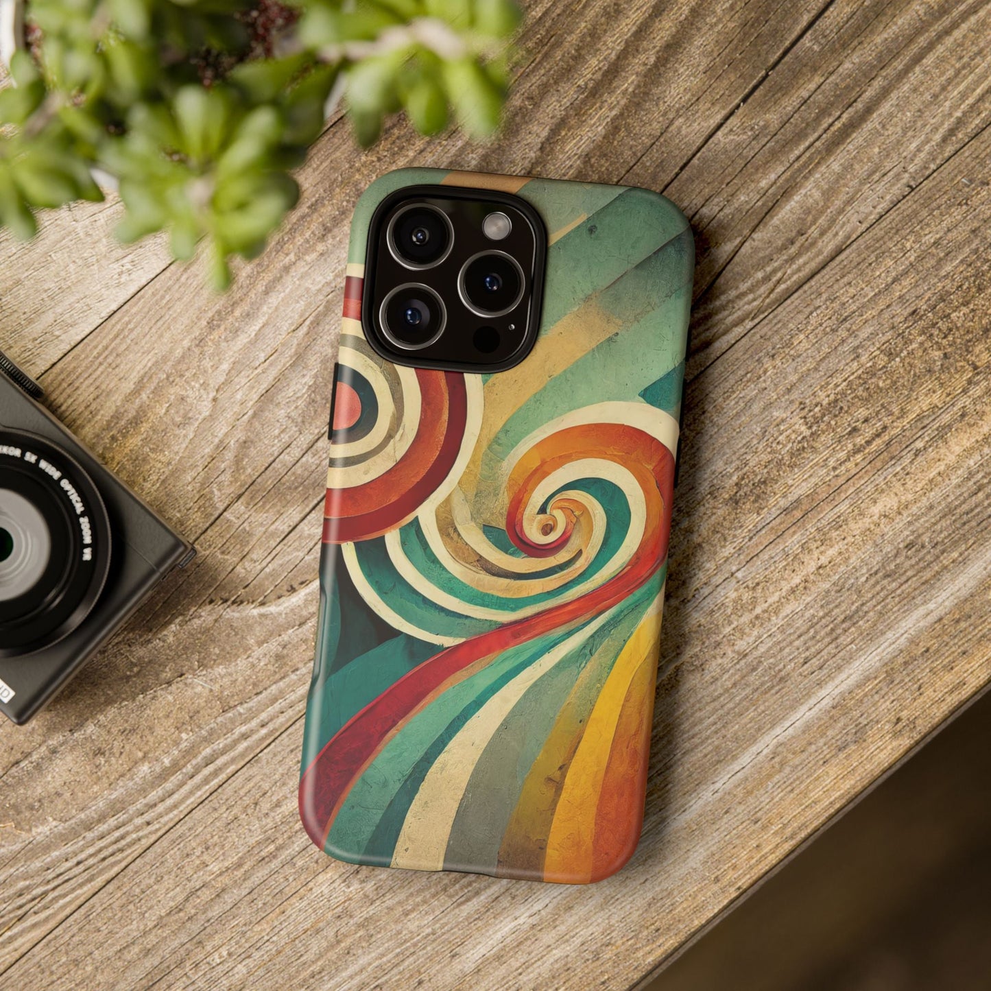 Colorful Swirl Tough Phone Case