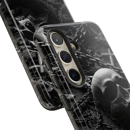 Gothic Skull Tough Phone Case