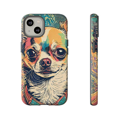 Abstract Chihuahua Tough Phone Cases