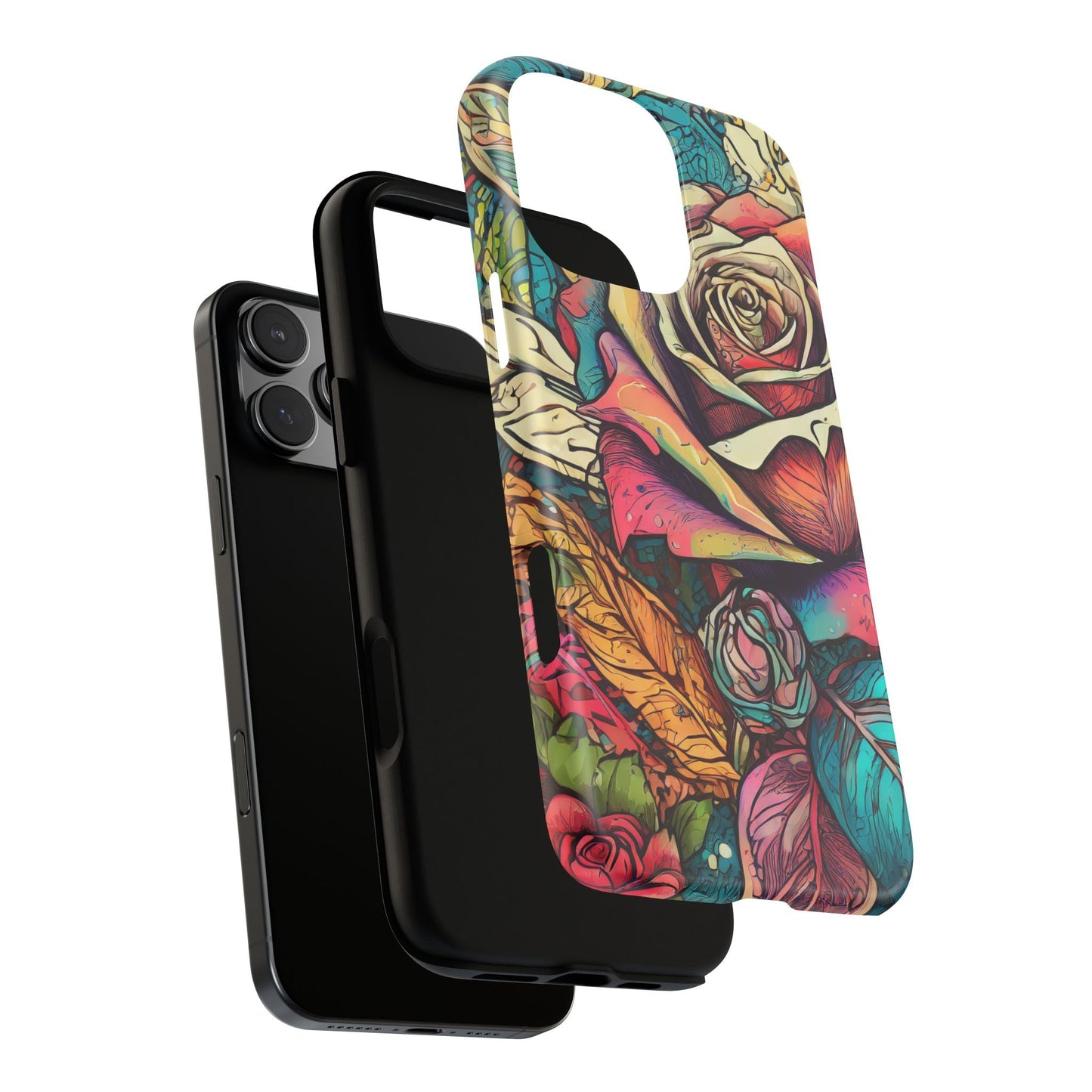 Colorful Roses Tough Phone Case
