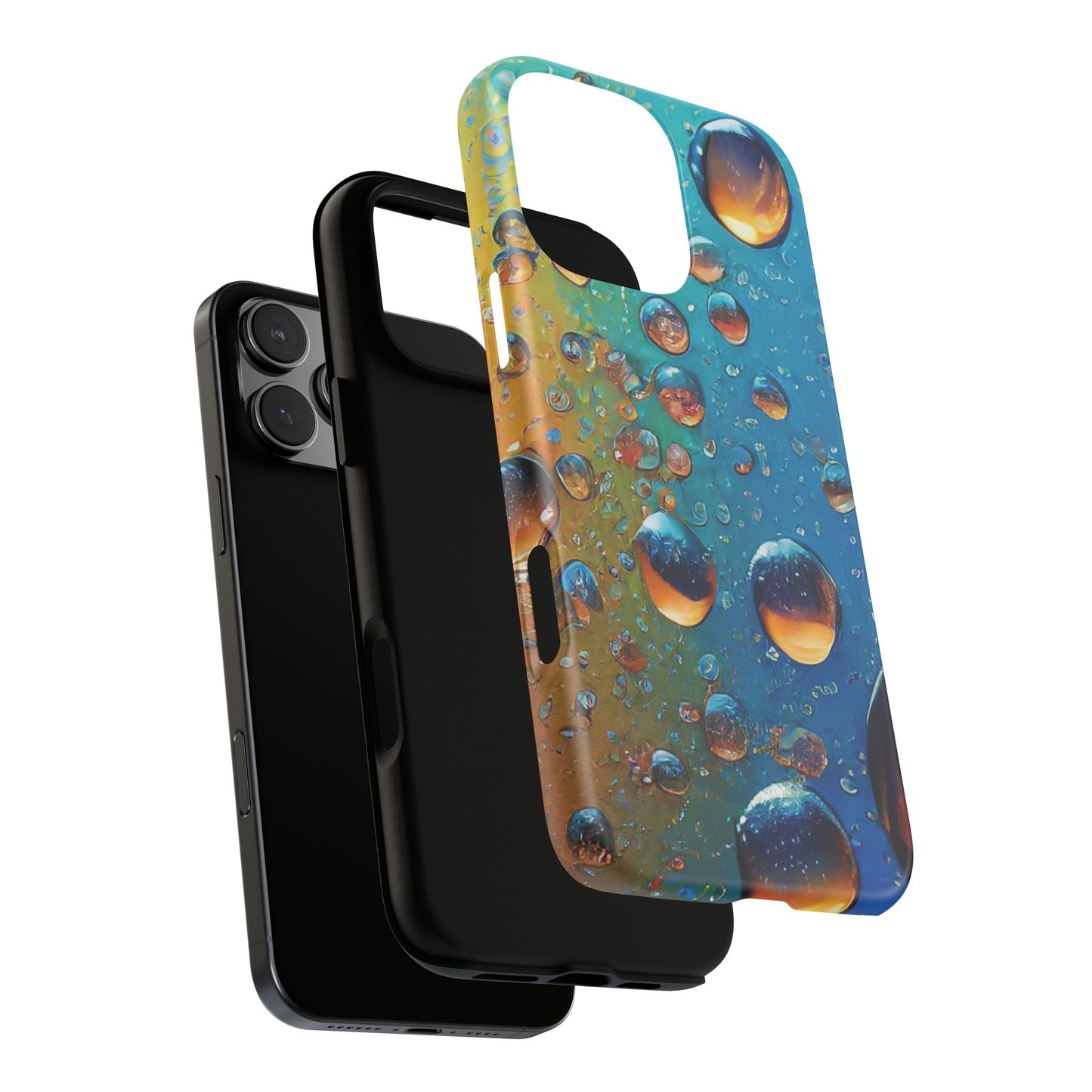 Colorful Water Droplets Tough Phone Case