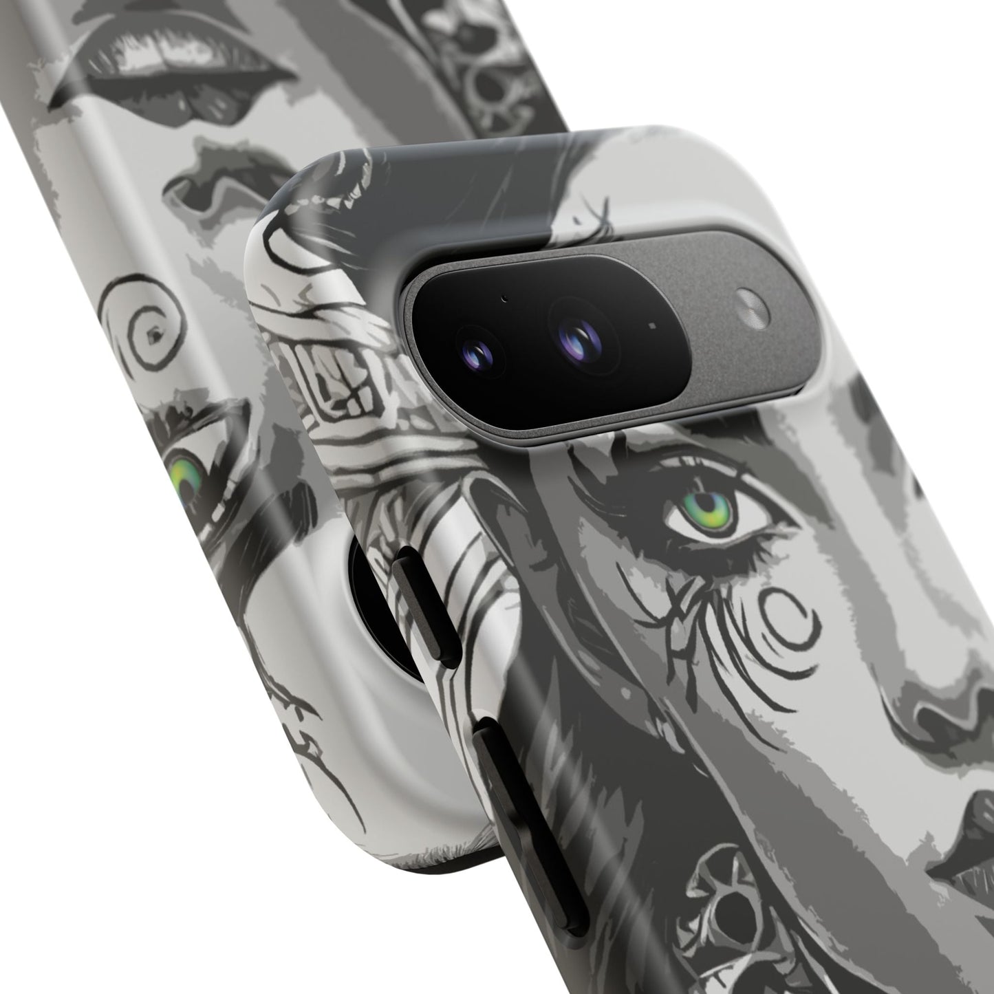 Green Eyed Devilish Beauty Tough Phone Case