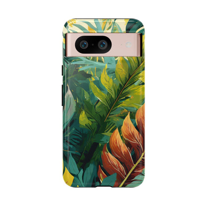 Tropical Leaf Tough Phone Case