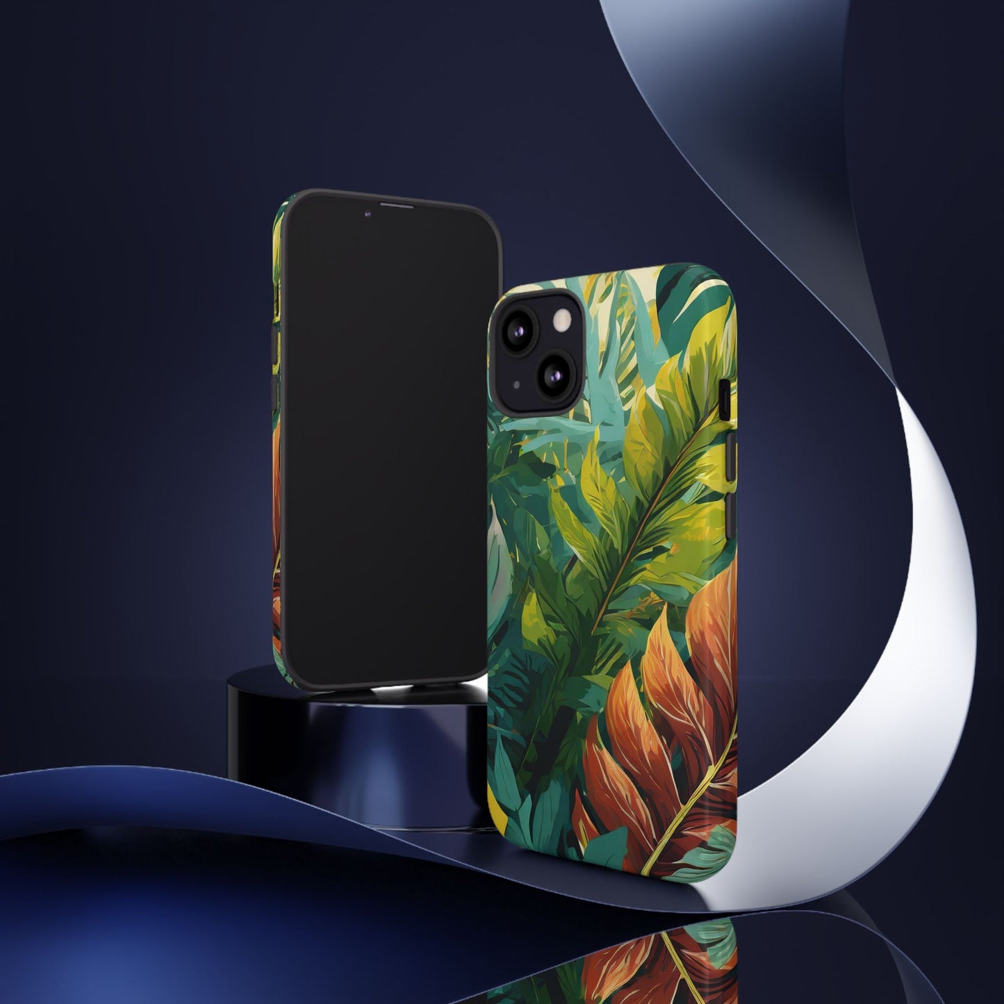 Tropical Leaf Tough Phone Case