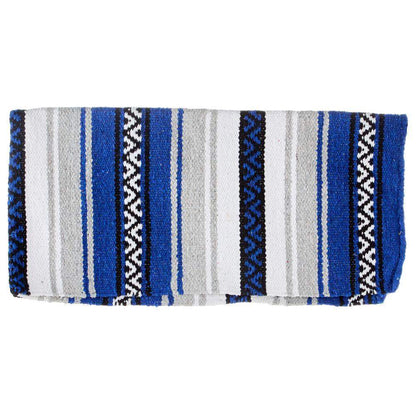 Royal Blue Hogan Acrylic Blend 30x60 Saddle Blanket