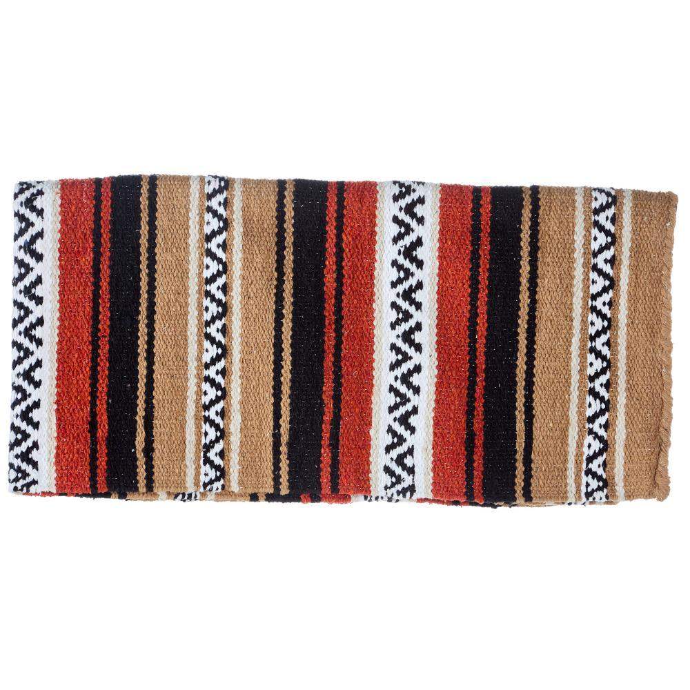 Rust Hogan Acrylic Blend 30x60 Saddle Blanket