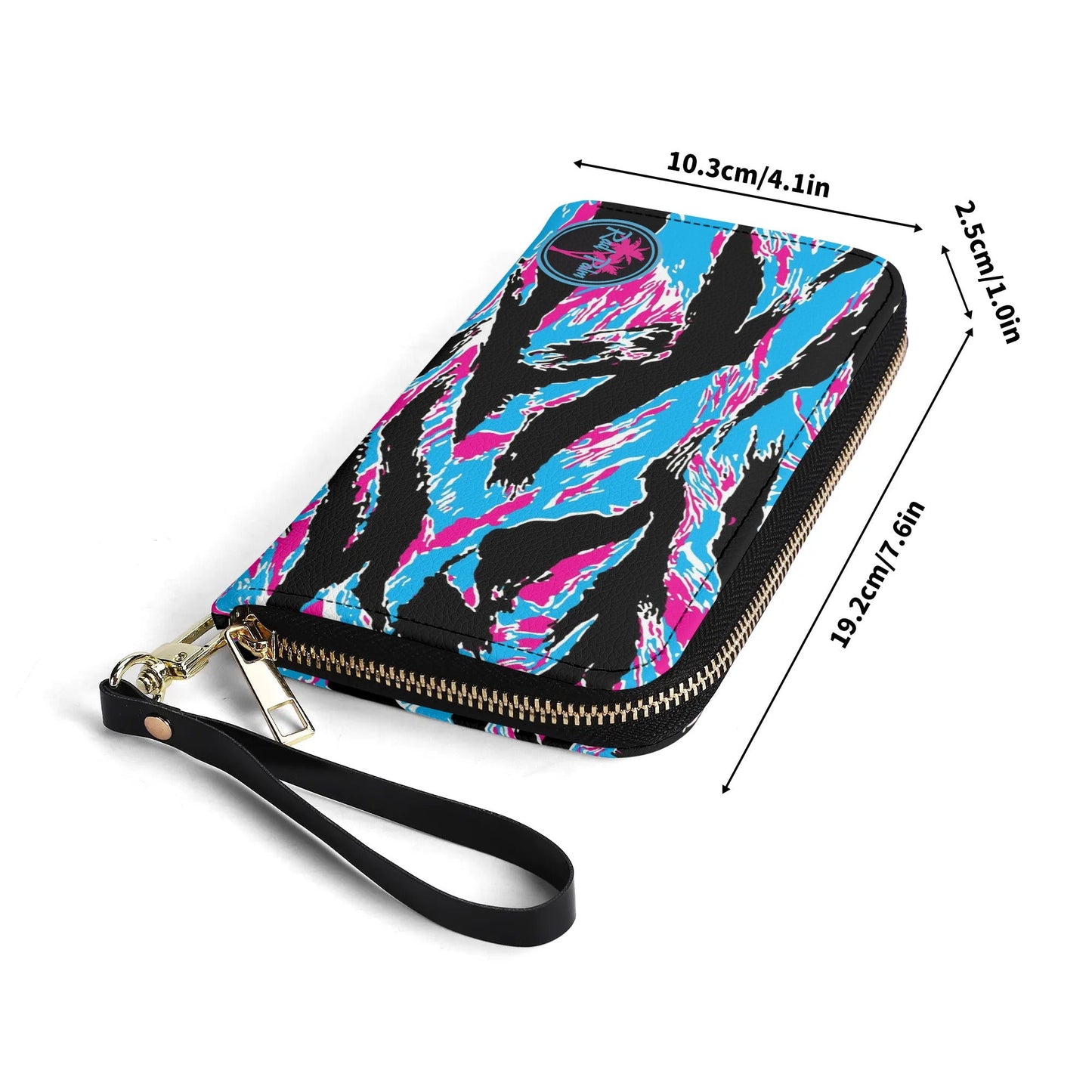 Miami Tiger Stripe PU Leather Wallet