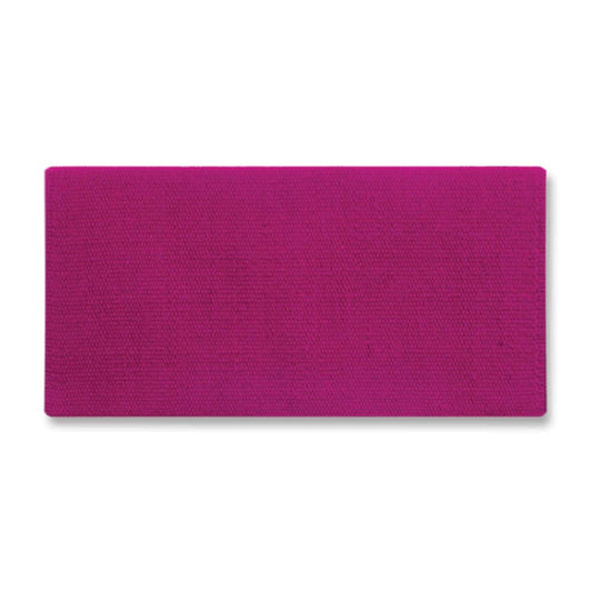1314-88 San Juan Solid Raspberry 36x34 New Zealand Wool Saddle Blanket