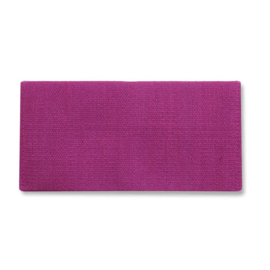 1314-90 San Juan Solid Grape Juice 36x34 New Zealand Wool Saddle Blanket