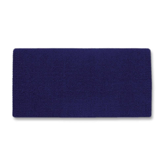 1314-92 San Juan Solid Indigo 36x34 New Zealand Wool Saddle Blanket