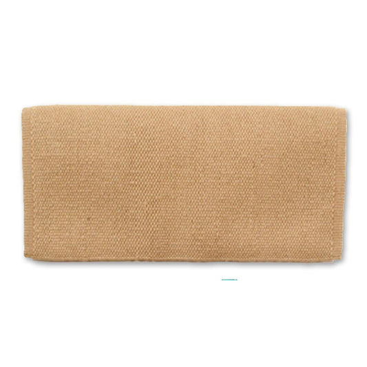 1314C-23 San Juan Solid Sand 38x34 New Zealand Wool Saddle Blanket