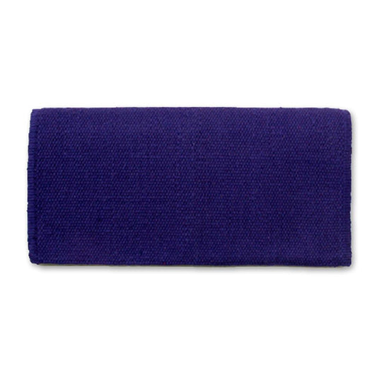 1314C-29 San Juan Solid Show Purple 38x34 New Zealand Wool Saddle Blanket