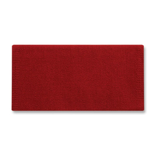 1314C-41 San Juan Solid Red Earth 38x34 New Zealand Wool Saddle Blanket