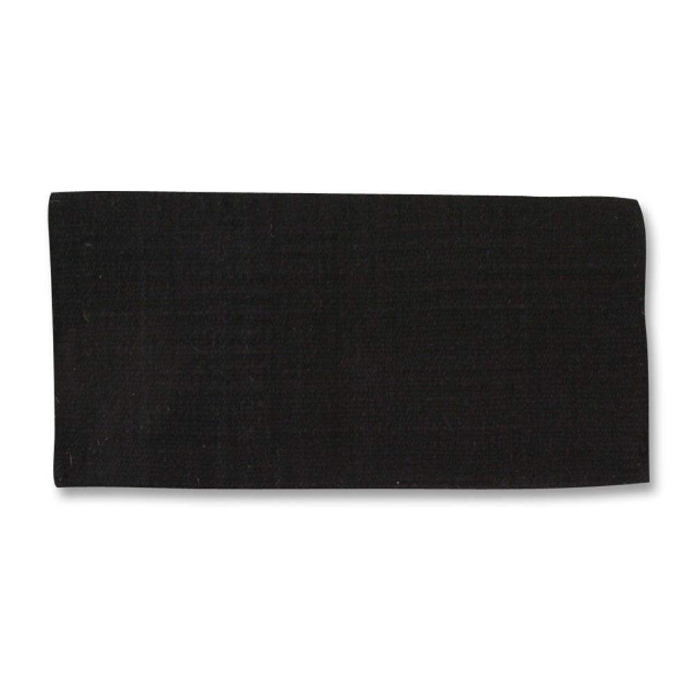 San Juan 24x24 Black New Zealand Wool Pony Saddle Blanket