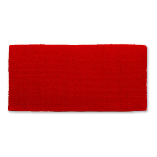 San Juan 24x24 Show Red New Zealand Wool Pony Saddle Blanket